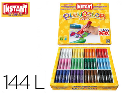 Plastilina Playcolor roja, caja de 24 barras