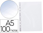 BOLSA CATALOGO Q-CONNECT DIN A5 100 MICRONS CRISTA