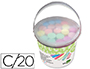 GIZ PARA CHAO LIDERPAPEL CORES SORTIDAS CAIXA 20 U