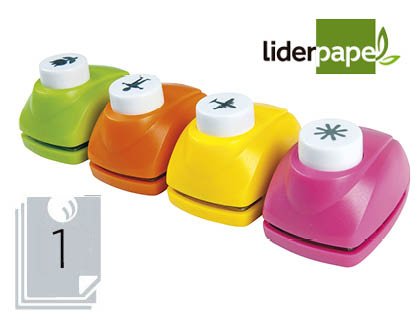 TALADRADOR LIDERPAPEL CON FIGURAS DECORATIVAS MODELOS SURTIDOS