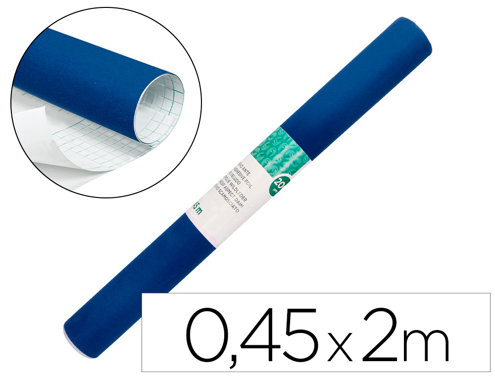 Papel Adhesivo Lineazul 2mx45cm Blanco