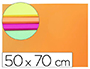 GOMA EVA LIDERPAPEL LARANJA FLUORESCENTE PLACA 50X