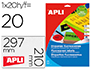 ETIQUETA ADESIVA APLI 02879 210X297 MM PARA FOTOCO