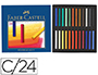 GIZ PASTEL FABER CASTELL ESTOJO CARTAO 24 CORES SO