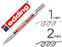 MARCADOR EDDING PONTA DE FIBRA 751 PRATA PONTA RED