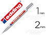 MARCADOR EDDING PONTA DE FIBRA 751 BRANCO PONTA RE