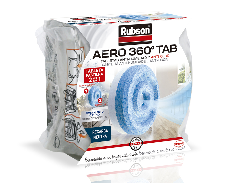 Absorbe humedad RUBSON Aero 360º + recambio 450 gr