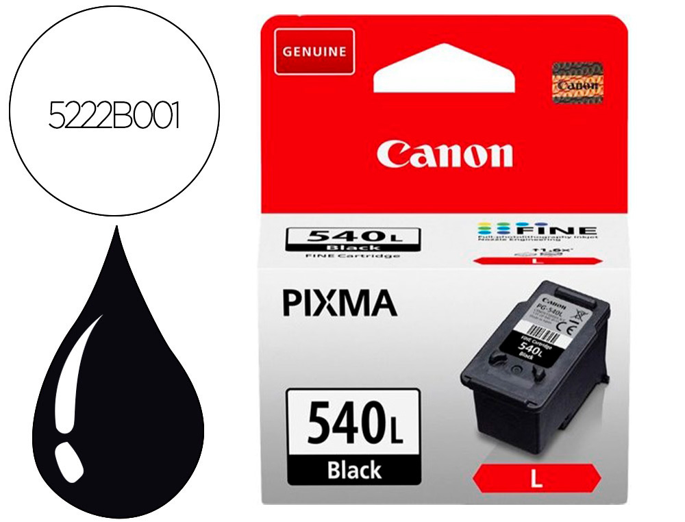 Ink-jet canon pg-540l negro pixma mg2150 11ml alto rendimiento