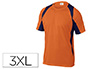 T-SHIRT DELTAPLUS POLIESTER MANGA CURTA COLARINHO 