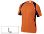 T-SHIRT DELTAPLUS POLIESTER MANGA CURTA COLARINHO 