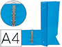 PASTA LIDERPAPEL CARTAO FORRADO PVC DIN A4 4 ANEIS