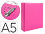 PASTA LIDERPAPEL CARTAO FORRADO PVC DIN A5 2 ANEIS