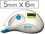 CORRETOR UHU FITA 5 MM X 6 MT UNIDADE