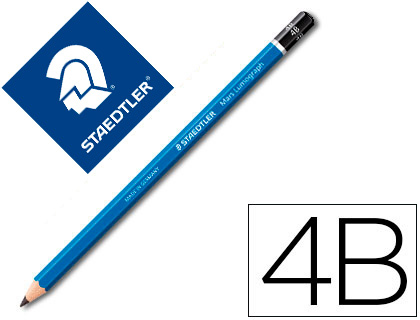 STAEDTLER Mars Lumograph - Lápices de dibujo de arte, paquete de 12 lápices  de grafito en caja de metal, mina unida resistente a la rotura, 100 G12