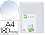 BOLSA CATALOGO Q-CONNECT COM FOLE DIN A4 PVC 180 M