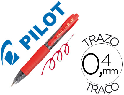 Boligrafo pilot synergy point retractil sujecion de caucho tinta