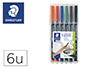 MARCADOR STAEDTLER LUMOCOLOR RETROPROJECAO 318-5 P