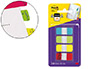 BANDAS SEPARADORAS POST-IT INDEX RIGIDAS DISPENSAD