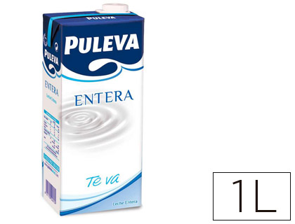 LECHE PULEVA ENTERA BRIK DE 1 LITRO