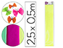PAPEL CREPE LIDERPAPEL 50 CM X 2,5 M 34GR  AMARELO