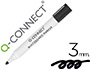 MARCADOR Q-CONNECT QUADRO BRANCO PRETO PONTA REDON