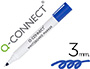 MARCADOR Q-CONNECT QUADRO BRANCO AZUL PONTA REDOND