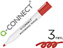 MARCADOR Q-CONNECT QUADRO BRANCO VERMELHO PONTA RE