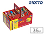 LAPIS DE COR GIOTTO BEBE 36 UNIDADES + 3 APARA LAP