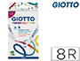 MARCADOR GIOTTO TURBO GLITTER PURPURINA CAIXA DE 8
