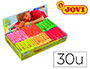 PLASTICINA JOVI 70 50 GR CAIXA 30 CORES FLUORESCEN