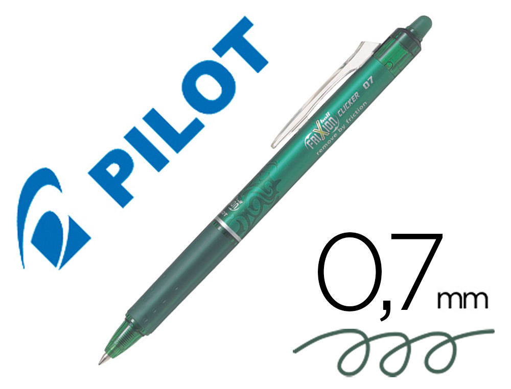 Boligrafo borrable Pilot frixion clicker azul Color Negro