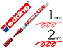 MARCADOR EDDING PONTA FIBRA 751 VERMELHO PONTA RED