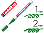MARCADOR EDDING PONTA FIBRA 751 VERDE PONTA REDOND