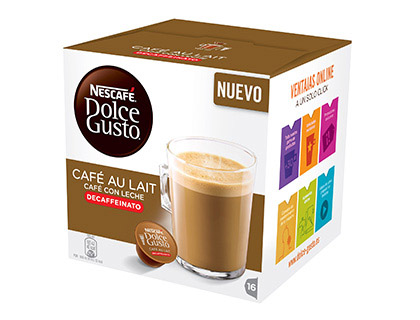 DISEM EUROPA, S.L.  CAFE DOLCE GUSTO CAFE CON LECHE DESCAFEINADO MONODOSIS  CAJA DE 16 UNIDADES