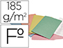 SUBCARPETA CARTOLINA LIDERPAPEL FOLI COLORS ASSORTITS PAQUET DE 25 UNITATS RETRACTILADES