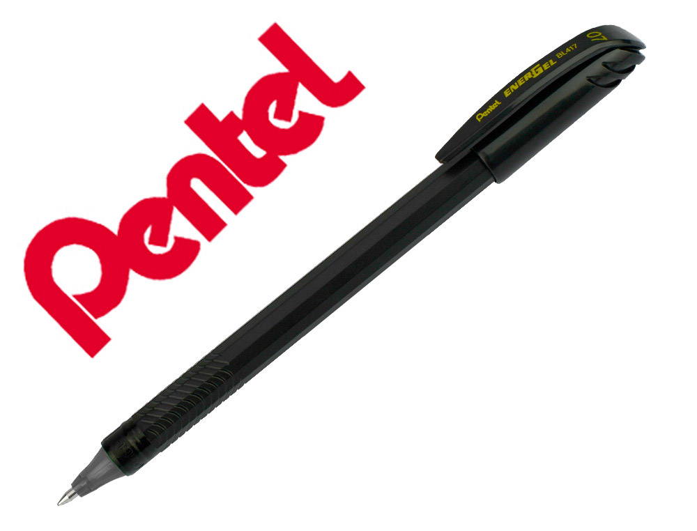 ROLLER PENTEL ENERGEL BL417R RECICLADO 0,7MM PRETO