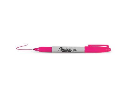 Rotulador sharpie permanente punta fina magenta