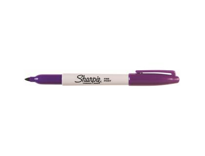 Rotulador sharpie permanente punta fina morado