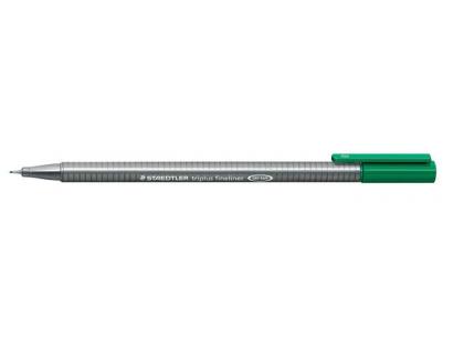 Rotulador staedtler triplus fineliner 334-5 trazo 0,3 mm verde