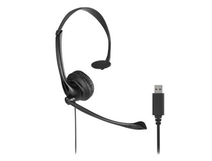 Auricular kensington mono usb con microfono y control de volumen color negro