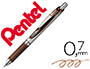 ROLLER PENTEL BL77 0,7 MM ENERGEL RETRATIL CASTANH