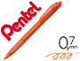 ESFEROGRAFICA PENTEL RETRATIL BX417 COR LARANJA 