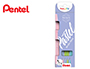 MARCADOR PENTEL BRUSH SIGN PEN EM BLISTER DE 4 COR