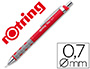 LAPISEIRA ROTRING TIKKY 0,7 MM VERMELHA