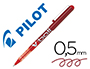 ROTULADOR PILOT ROLLER V-BALL ROJO 0.5 MM