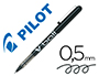 ROTULADOR PILOT ROLLER V-BALL NEGRO 0.5 MM