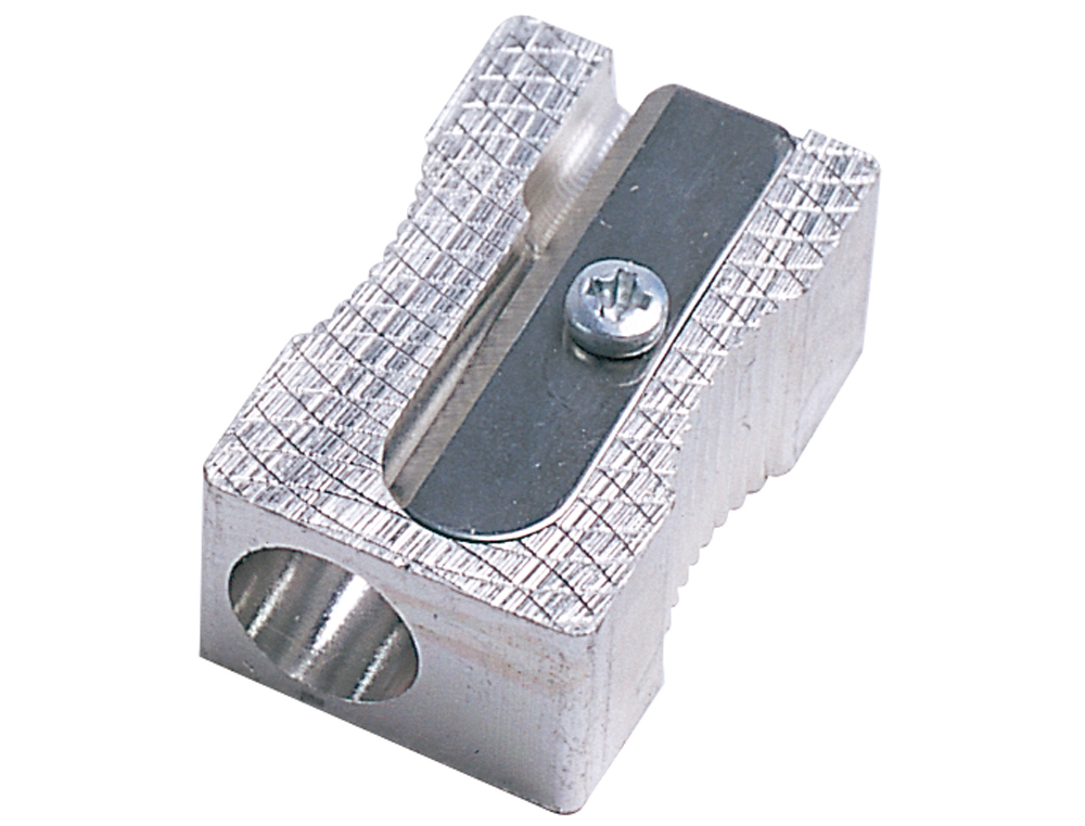 Sacapuntas m+r 200.0 metalico rectangular 1 uso