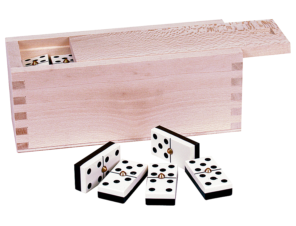 Domino profesional chamelo caja madera