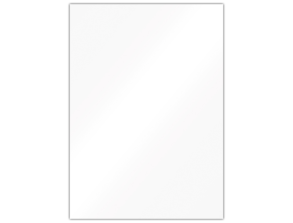 Papel autoadhesivo blanco alto brillo 50x70 cm