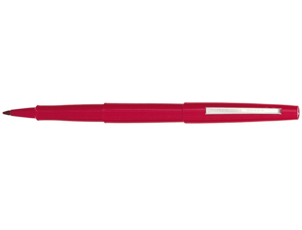 Rotulador paper mate flair original punta fibra rojo